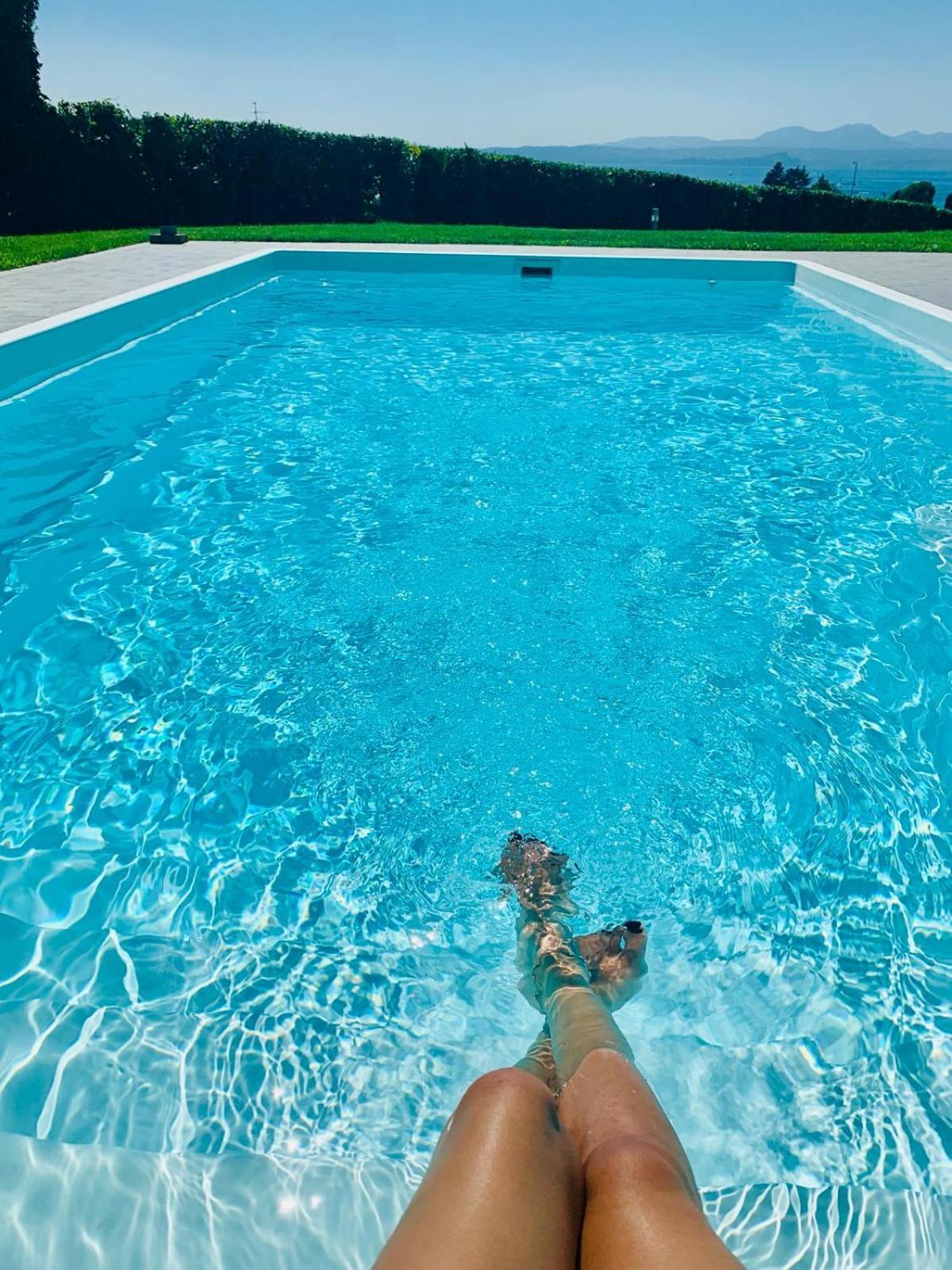 Lhv Garda Lake - Private Pool And Spa Bardolino Bagian luar foto